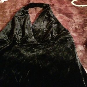 Express Black velvet camisole